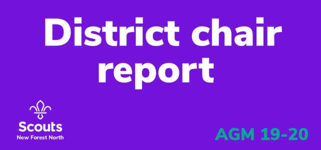 AGM 2019-20: District Chair’s report.