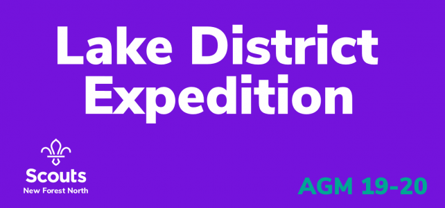 AGM 2019-20: Lake District Expedition.