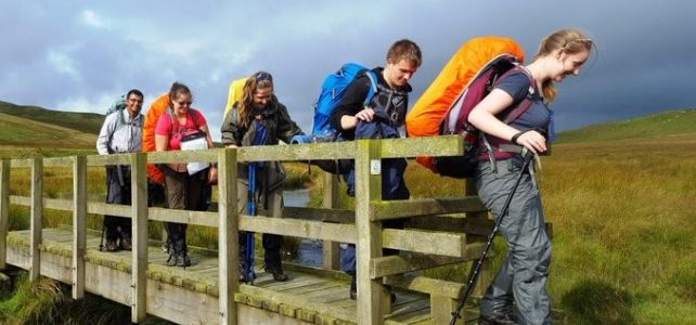 A group of Scouts doing their DofE Gold Expedition