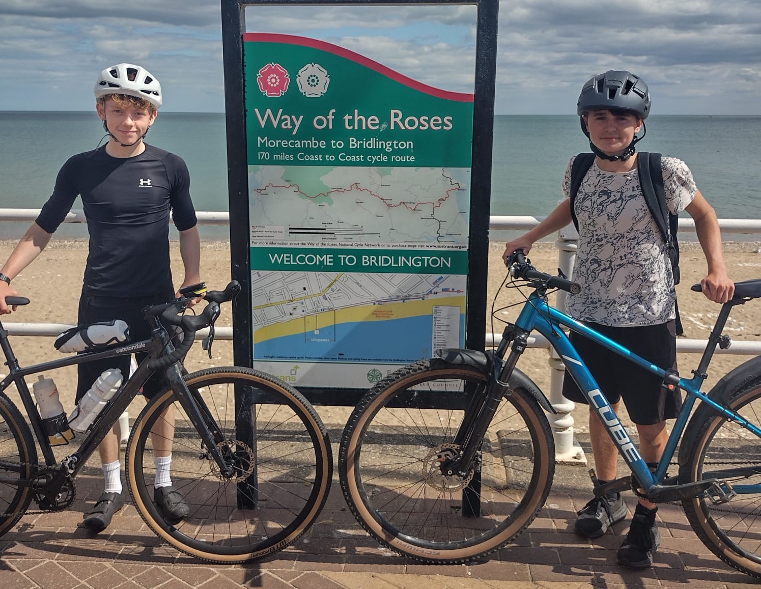 Explorer scouts take on cycle challenge